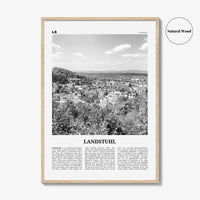 Landstuhl Print Black and White, Landstuhl Wall Art, Landstuhl Poster, Landstuhl Photo, Landstuhl Wall Décor,