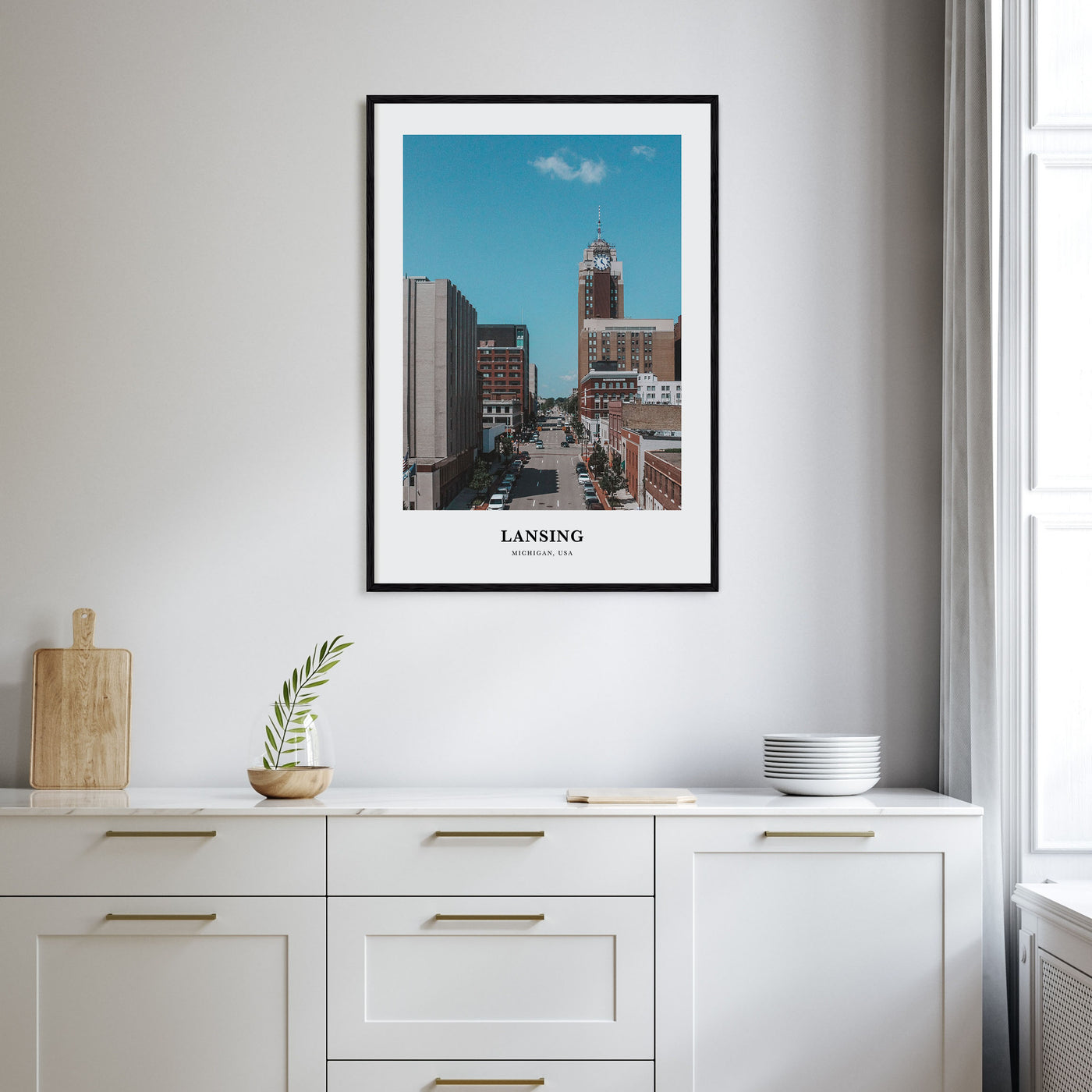 Lansing Portrait Color No 2 Poster