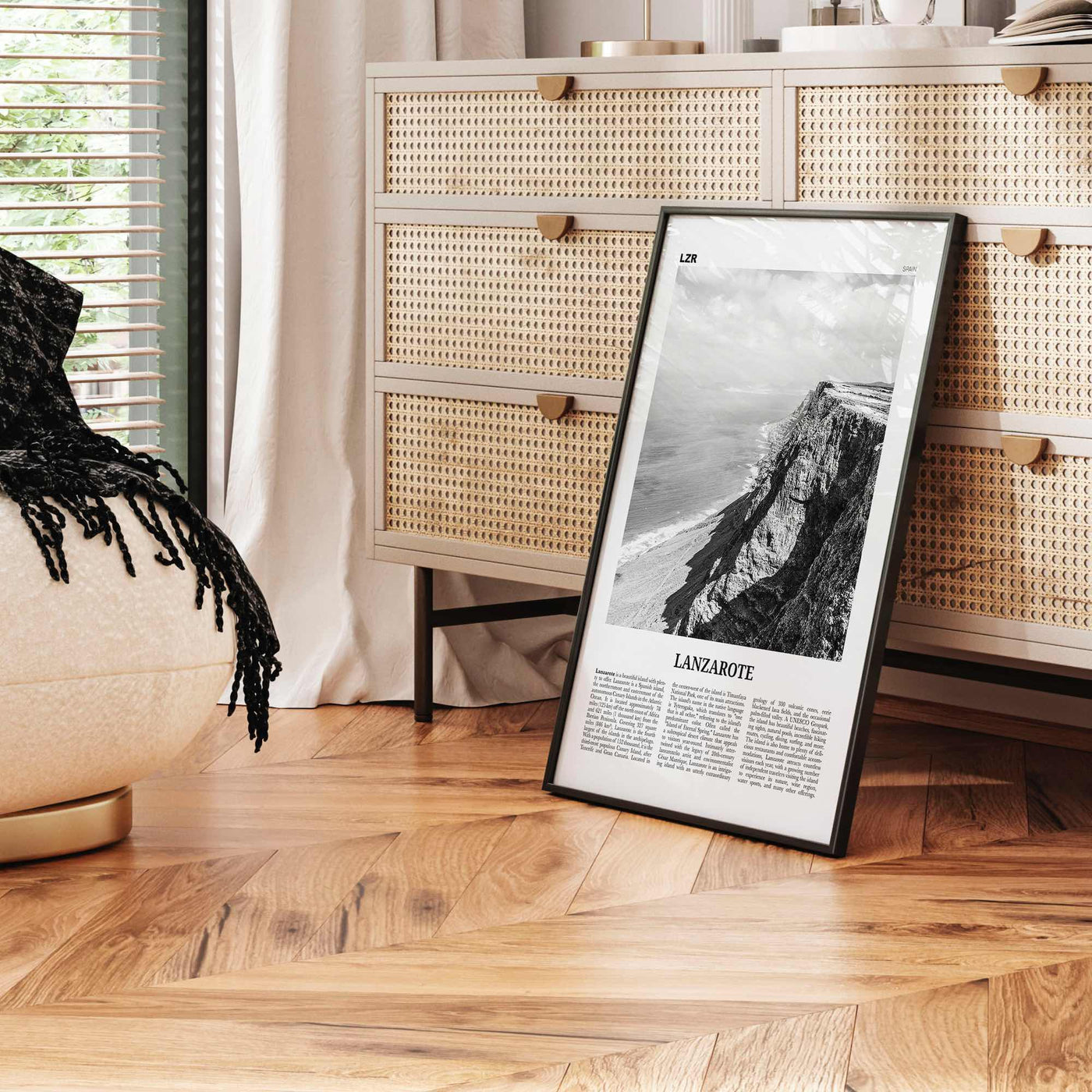 Lanzarote Print Black and White, Lanzarote Wall Art, Lanzarote Poster, Lanzarote Photo, Canary, Spain, Canarias, España, Lanza, Europe