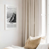 Lanzarote Print Black and White, Lanzarote Wall Art, Lanzarote Poster, Lanzarote Photo, Canary, Spain, Canarias, España, Lanza, Europe