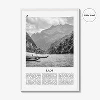 Laos Print Black and White No 1, Laos Wall Art, Laos Poster, Laos Photo, Laos Wall Decor, Lāo, Lao People's, Vientiane, Asia