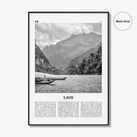 Laos Print Black and White No 1, Laos Wall Art, Laos Poster, Laos Photo, Laos Wall Decor, Lāo, Lao People's, Vientiane, Asia