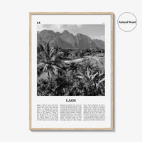 Laos Print Black and White No 2, Laos Wall Art, Laos Poster, Laos Photo, Laos Wall Decor, Lāo, Lao People's, Vientiane, Asia