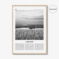 Lapland Print Black and White, Lapland Wall Art, Lapland Poster, Lapland Photo, Lapland Wall Décor, Lapland Map, Norway, Sweden, Finland