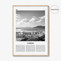Laredo Print Black and White Spain, Laredo Wall Art, Laredo Poster, Laredo Photo, Laredo Map, Laredo Wall Decor, Spain