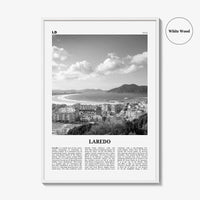 Laredo Print Black and White Spain, Laredo Wall Art, Laredo Poster, Laredo Photo, Laredo Map, Laredo Wall Decor, Spain