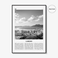 Laredo Print Black and White Spain, Laredo Wall Art, Laredo Poster, Laredo Photo, Laredo Map, Laredo Wall Decor, Spain