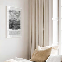 Larimer County Print Black and White, Larimer County Wall Art, Larimer County Poster, Larimer Photo, Larimer Wall Décor, Larimer County Map