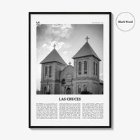 Las Cruces Print Black and White, Las Cruces Wall Art, Las Cruces Poster, Las Cruces Photo, Las Cruces Wall Décor, New Mexico, USA