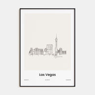 Las Vegas Drawn Poster