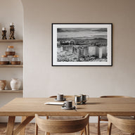 Las Vegas Landscape B&W Poster