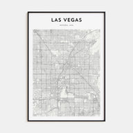 Las Vegas Map Portrait Poster