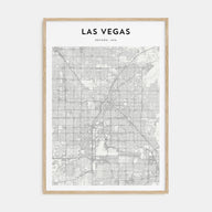 Las Vegas Map Portrait Poster