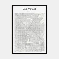 Las Vegas Map Portrait Poster