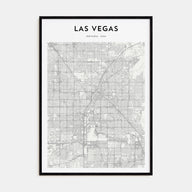 Las Vegas Map Portrait Poster