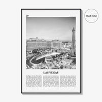 Las Vegas Print Black and White No 1, Las Vegas Wall Art, Las Vegas Poster, Las Vegas Photo, Bellagio, Nevada, USA, United States