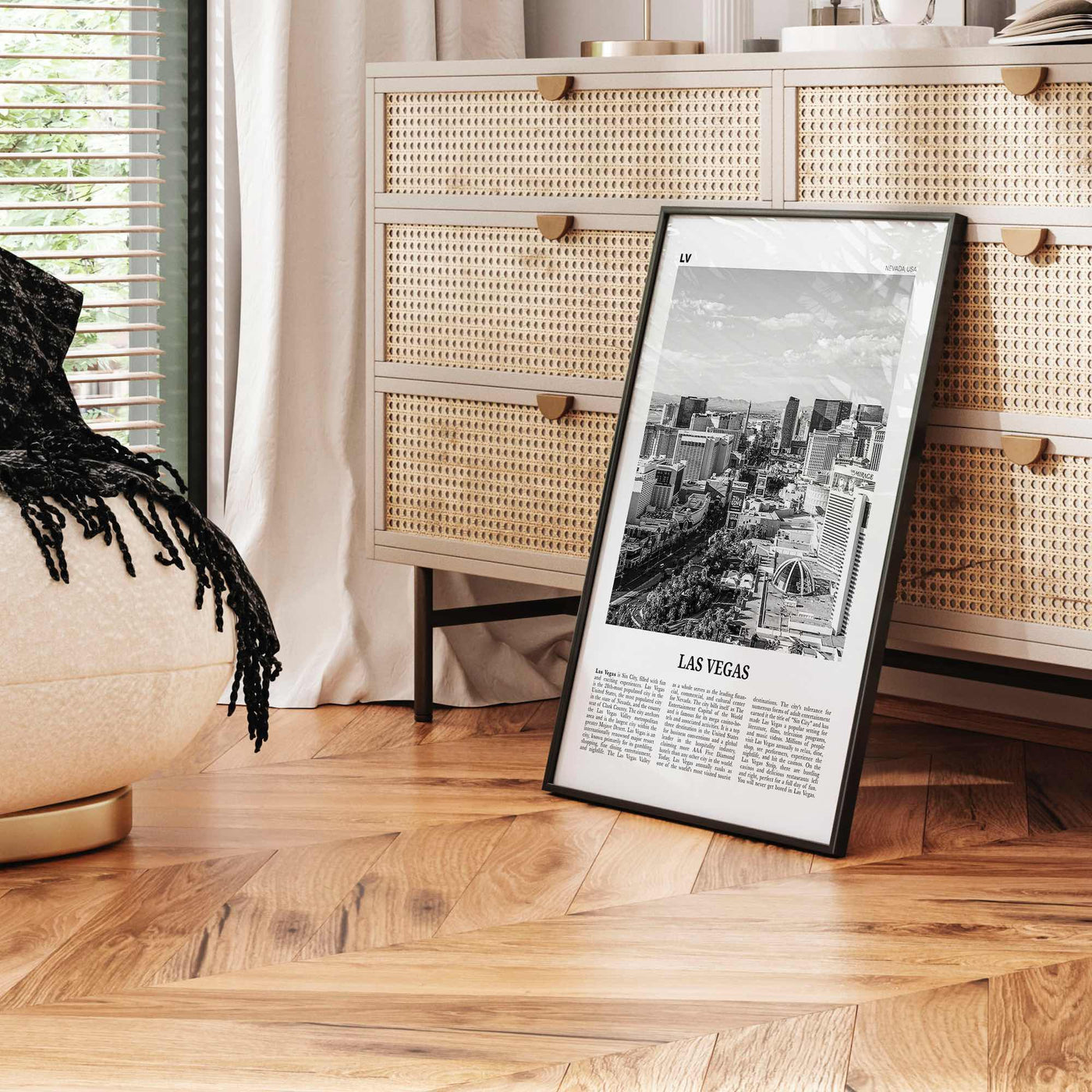 Las Vegas Print Black and White No 2, Las Vegas Wall Art, Las Vegas Poster, Las Vegas Photo, Bellagio, Nevada, USA, United States