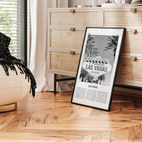 Las Vegas Print Black and White No 3, Las Vegas Wall Art, Las Vegas Poster, Las Vegas Photo, Bellagio, Nevada, USA, United States