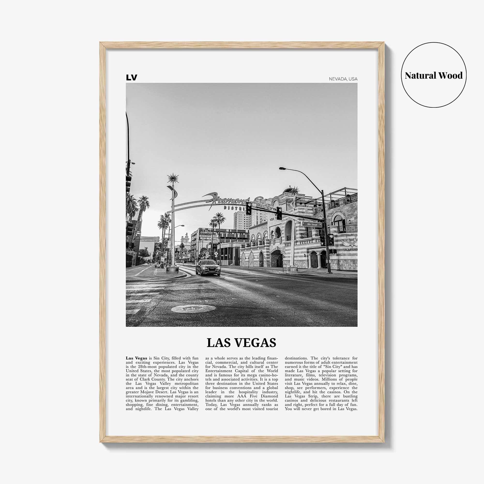 Las Vegas Print Black and White No 4, Las Vegas Wall Art, Las Vegas Poster, Las Vegas Photo, Bellagio, Nevada, USA, United States