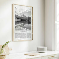 Lassen Peak Print Black and White, Lassen Peak Wall Art, Lassen Peak Poster, Lassen Peak Photo, Lassen Peak Wall Décor, California, USA