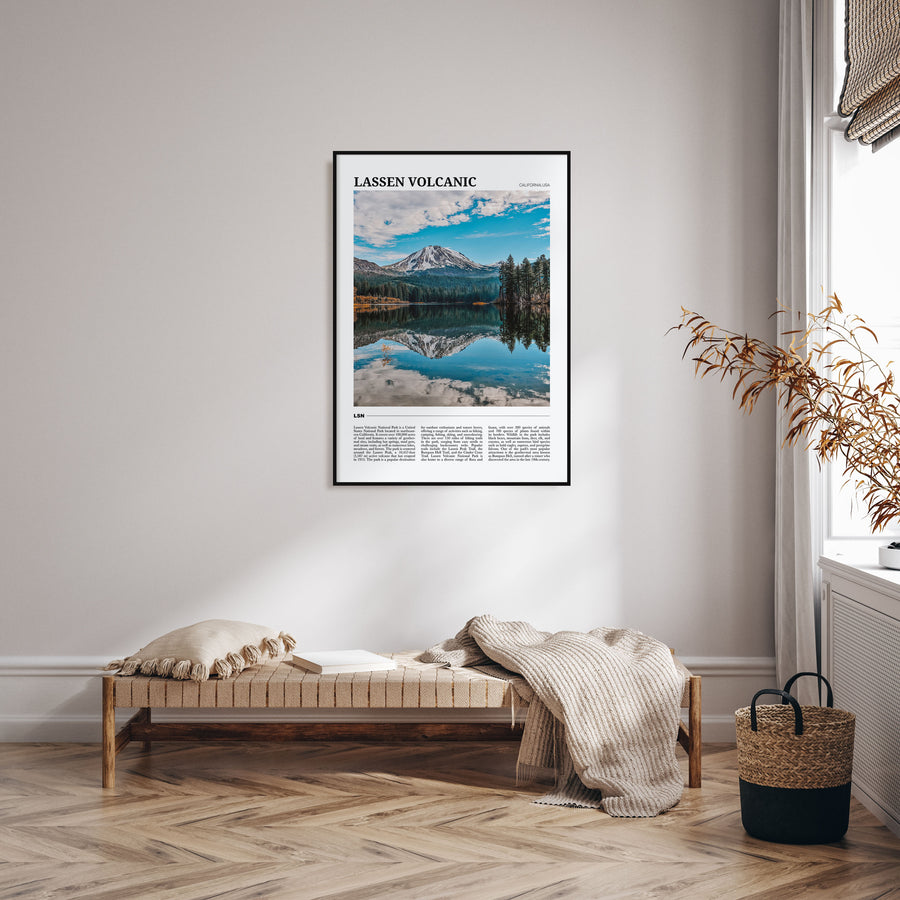 Lassen Volcanic National Park Travel Color Poster