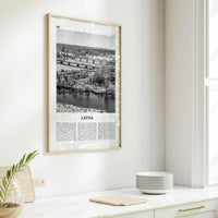 Latvia Print Black and White, Latvia Wall Art, Latvia Poster, Latvia Photo, Latvia Wall Decor, Latvija, Latvijas, Riga, Baltic, Europe