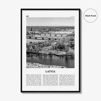 Latvia Print Black and White, Latvia Wall Art, Latvia Poster, Latvia Photo, Latvia Wall Decor, Latvija, Latvijas, Riga, Baltic, Europe