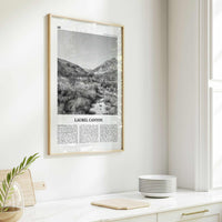 Laurel Canyon Print Black and White, Laurel Canyon Wall Art, Laurel Canyon Poster, Laurel Canyon Photo, Los Angeles, California