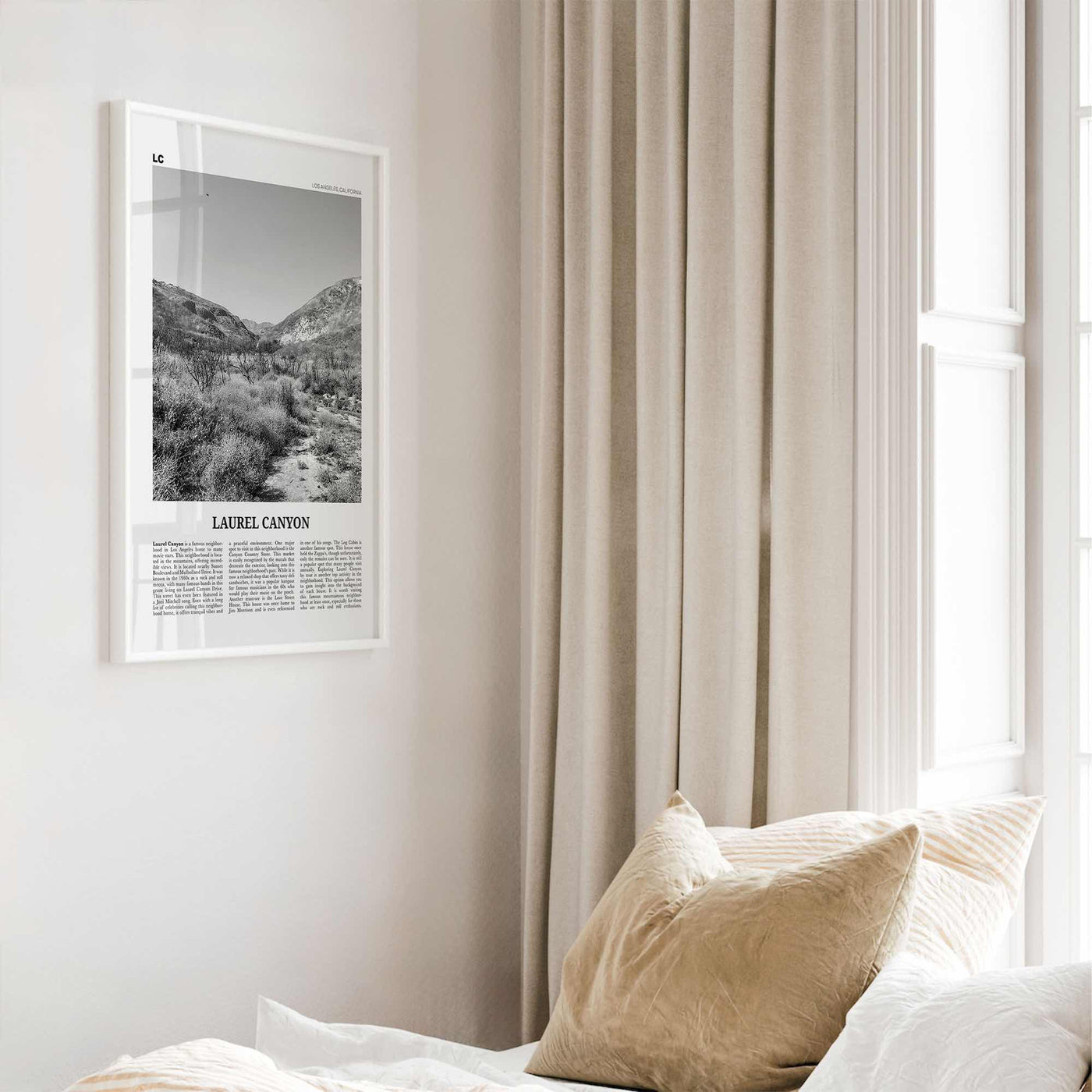 Laurel Canyon Print Black and White, Laurel Canyon Wall Art, Laurel Canyon Poster, Laurel Canyon Photo, Los Angeles, California