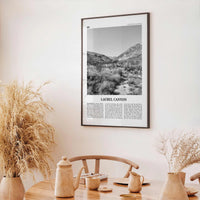 Laurel Canyon Print Black and White, Laurel Canyon Wall Art, Laurel Canyon Poster, Laurel Canyon Photo, Los Angeles, California