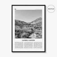 Laurel Canyon Print Black and White, Laurel Canyon Wall Art, Laurel Canyon Poster, Laurel Canyon Photo, Los Angeles, California