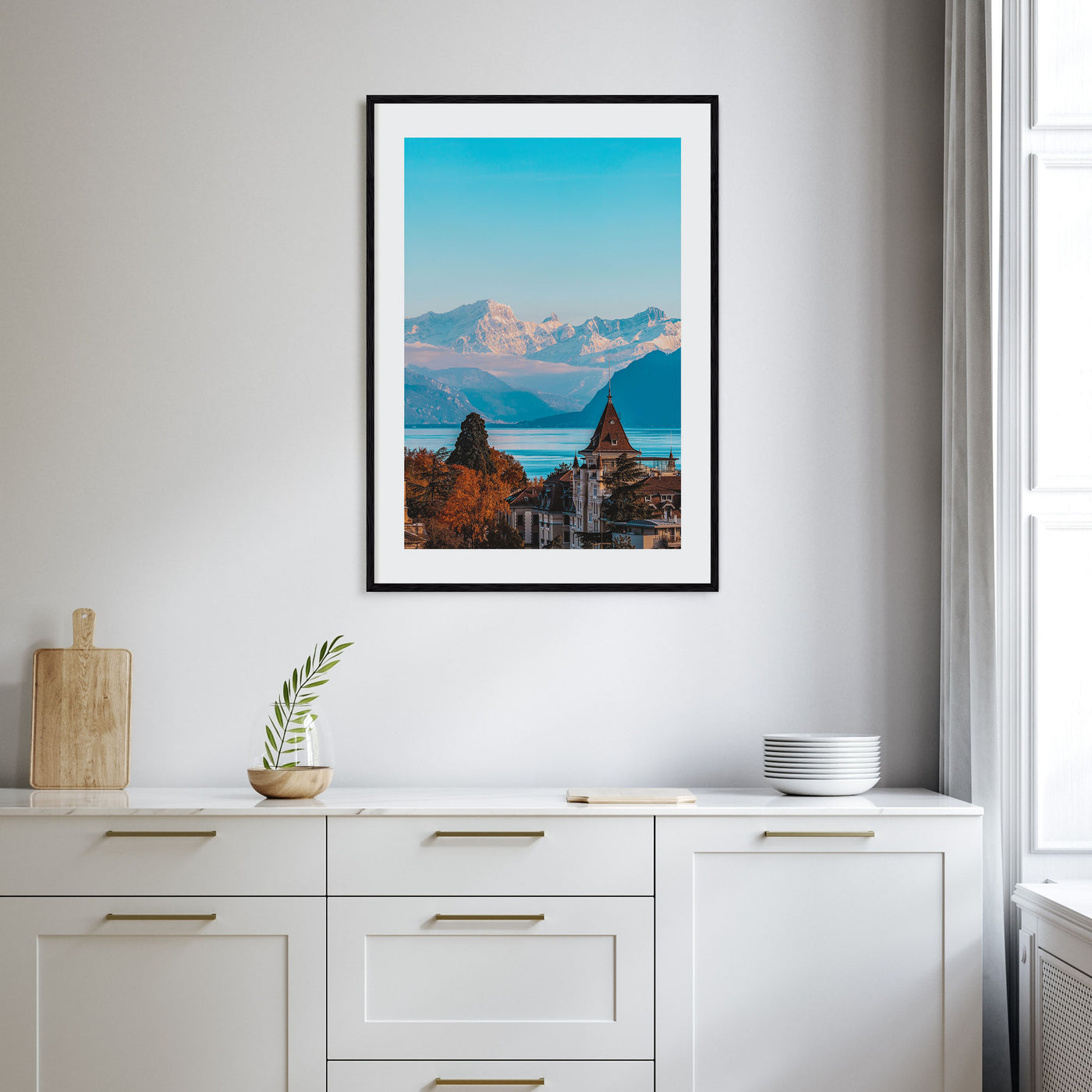 Lausanne Photo Color Poster