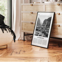 Lauterbrunnen Print Black and White, Lauterbrunnen Wall Art, Lauterbrunnen Poster, Lauterbrunnen Photo, Lauterbrunnen Décor, Switzerland