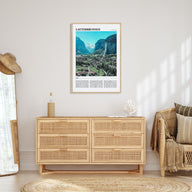 Lauterbrunnen Travel Color Poster