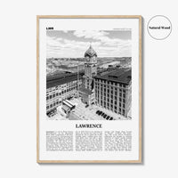 Lawrence Print Black and White Massachusetts, Lawrence Wall Art, Lawrence Poster, Lawrence Photo, Lawrence Wall Décor, USA, United States