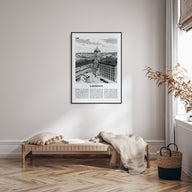 Lawrence, Massachusetts Travel B&W Poster