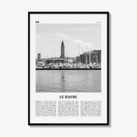 Le Havre Print Black and White, Le Havre Wall Art, Le Havre Poster, Le Havre Photo, Le Havre Wall Décor, Le Havre Map, France