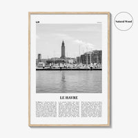 Le Havre Print Black and White, Le Havre Wall Art, Le Havre Poster, Le Havre Photo, Le Havre Wall Décor, Le Havre Map, France