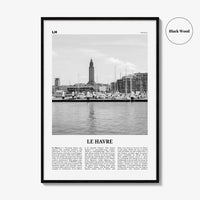 Le Havre Print Black and White, Le Havre Wall Art, Le Havre Poster, Le Havre Photo, Le Havre Wall Décor, Le Havre Map, France