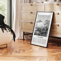 Leavenworth Print Black and White, Leavenworth Wall Art, Leavenworth Poster, Leavenworth Photo, Leavenworth Décor, Washington, USA