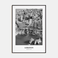 Lebanon Portrait B&W No 1 Poster