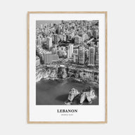 Lebanon Portrait B&W No 1 Poster