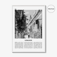 Lebanon Print Black and White No 2, Lebanon Wall Art, Lebanon Poster, Lebanon Photo, Lubnān, al-Lubnānīyah, Lebanese, Beirut, Middle East