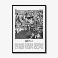 Lebanon Print Black and White No 3, Lebanon Wall Art, Lebanon Poster, Lebanon Photo, Lubnān, al-Lubnānīyah, Lebanese, Beirut