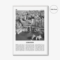 Lebanon Print Black and White No 3, Lebanon Wall Art, Lebanon Poster, Lebanon Photo, Lubnān, al-Lubnānīyah, Lebanese, Beirut