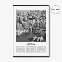 Lebanon Print Black and White No 3, Lebanon Wall Art, Lebanon Poster, Lebanon Photo, Lubnān, al-Lubnānīyah, Lebanese, Beirut