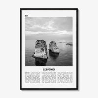 Lebanon Print Black and White No 4, Lebanon Wall Art, Lebanon Poster, Lebanon Photo, Lubnān, al-Lubnānīyah, Lebanese, Beirut, Middle East