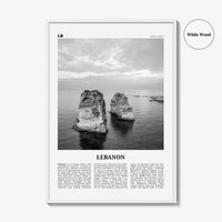 Lebanon Print Black and White No 4, Lebanon Wall Art, Lebanon Poster, Lebanon Photo, Lubnān, al-Lubnānīyah, Lebanese, Beirut, Middle East