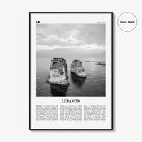 Lebanon Print Black and White No 4, Lebanon Wall Art, Lebanon Poster, Lebanon Photo, Lubnān, al-Lubnānīyah, Lebanese, Beirut, Middle East