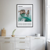 Lebanon Travel Color Poster